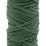 Шнур круглый х/б ⌀4.0 мм / 100 метров, (бобина) (хаки)