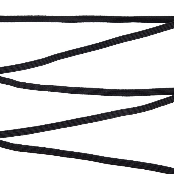 Резинка бельевая (стандартная) 5.0 мм / 10х10 метров, черный, С-842/1