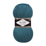 Пряжа Alize (Ализе) Lana Gold / уп.5 мот. по 100 г, 240м, 294 тёмно-бирюзовый
