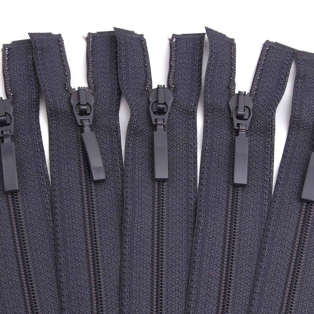 Молния спираль (витая) Arta Т5 (5 мм) 1 зам., разъем., 70 см, цв. 301 графит, уп.5 шт