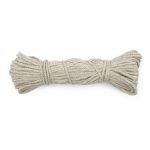 Шнур круглый х/б ⌀3.5 мм / 20 метров, (7092), 63 льняной