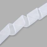 Лента для бантов (капрон) _8 см, 25 м (белый) С3501