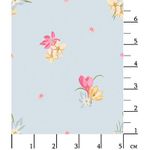 Ткань для пэчворка Peppy Весенний этюд, отрез 50х55 см, 146 г/м², ВЭ-17 голубой, Peppy