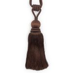 Кисти шторные 750.0 мм (общая) / 280.0 мм (кисть), 4 т.коричневый, 1 пара