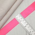 Лента атласная 1-сторонняя 25.0 мм / 22.86±1 метров, 013 яр.розовый, неон, Globus