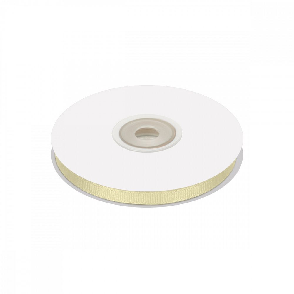 Лента репсовая (в рубчик) 6.0 мм / 22.8±1 метра, 815 кремовый, Magic4Hobby