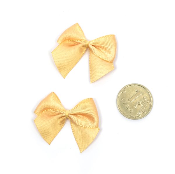 Бантики пришивные 1,5 см, 100 шт, 04 бежевый песочный