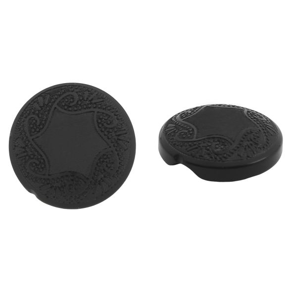 Пуговицы на ножке 24L (15мм) (Black (черный)), 36 шт, 615009-1