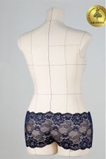 Кружево бельевое эластичное 180 мм / 3 м, TBY.L838, цв.06 т.синий, Kruzhevo