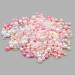 Набор бусин для рукоделия, творчества, микс, Astra&Craft (розовый)