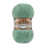 Пряжа Alize (Ализе) Angora Gold / уп.5 мот. по 100 г, 550м, 180 зеленый миндаль A
