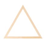 Рамка для картины (фото) каркас без стекла 30х26 см, треугольник, Gamma ВКБ-01