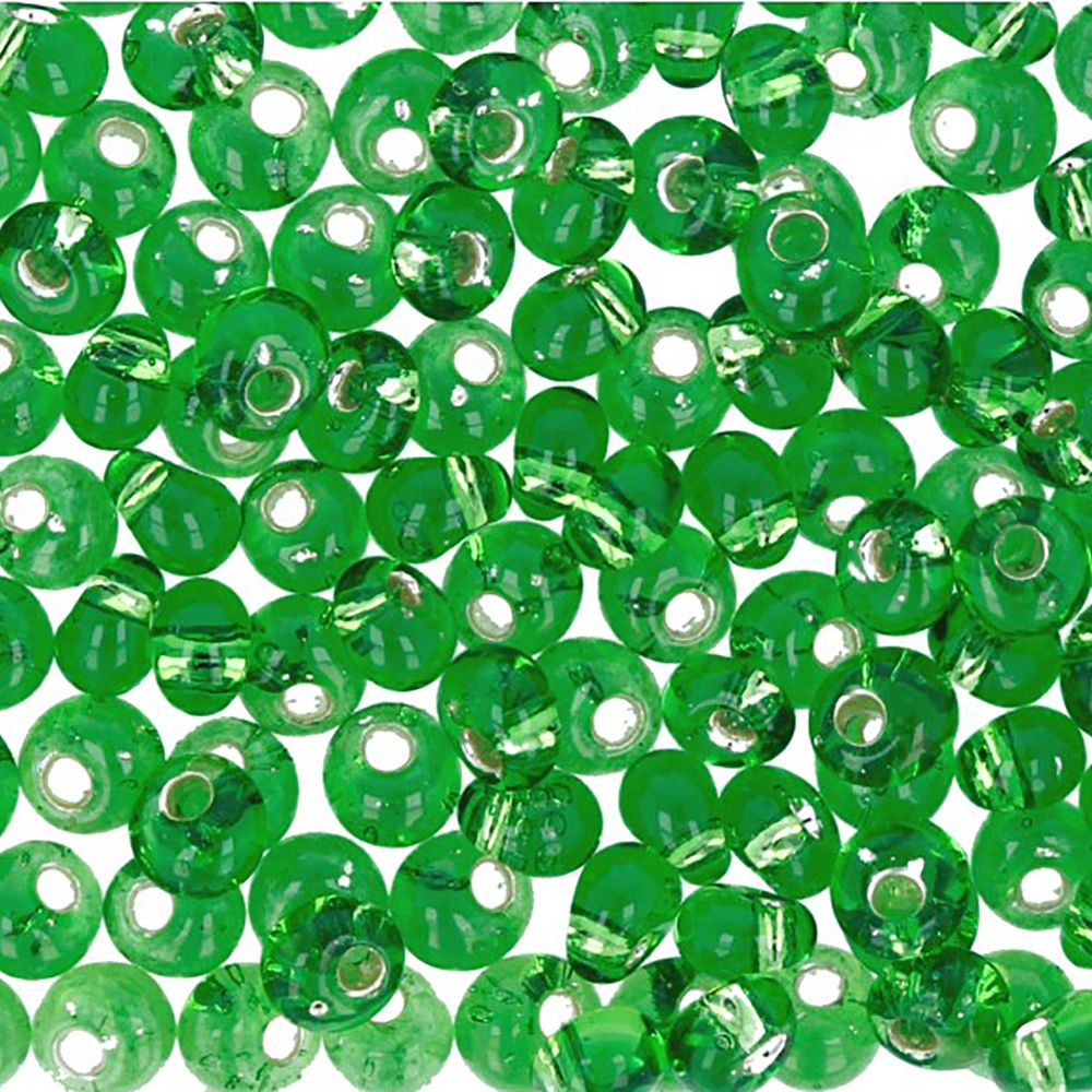 Бисер Toho Magatama 2 (3 мм), 25 г (5х5 г), 0027 зеленый