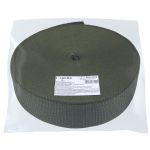 Стропа (ременная лента) 50 мм / 30 метров, толщ. 1.1 мм, [28 г/пог.м], 100% п/п, хаки, Gamma 3077