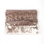 Бахрома отделочная 70.0 мм / 10 метров, 6154-0419, с кисточками, цв.6458 темно-бежевый