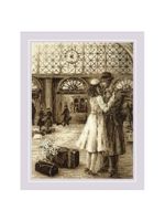 Набор для вышивания нитками Риолис, Старая фотография. Встреча 30х40 см