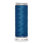 Нитки универсальные Gutermann Sew-all 100 (200 метров), 5 кат. | 966 св.синяя бирюза
