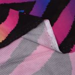 Сетка бельевая эластичная 120 г/м², шир.150 см / 1 метр, T-066, цв.1 цветная полоска /T-066.1.1/