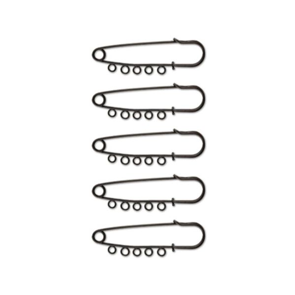 Булавки для подвесок 65 мм, №03 черн.никель, Zlatka PO-065