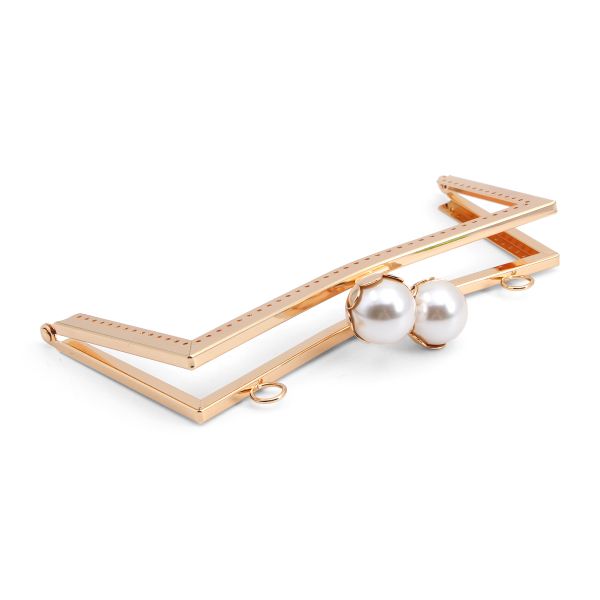 Защелка для сумок размер 20,5см Hobby&Pro (светлое золото)