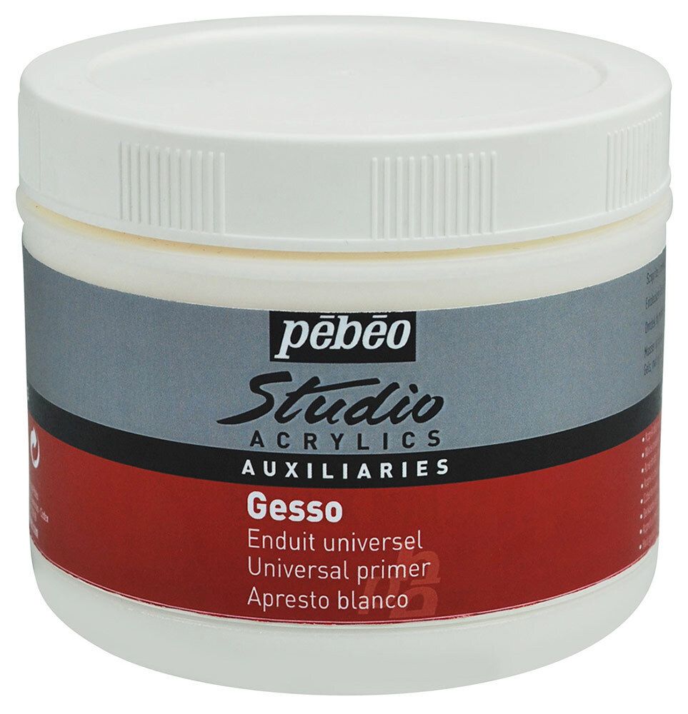 Грунт акриловый Gesso Studio 500 мл, Pebeo