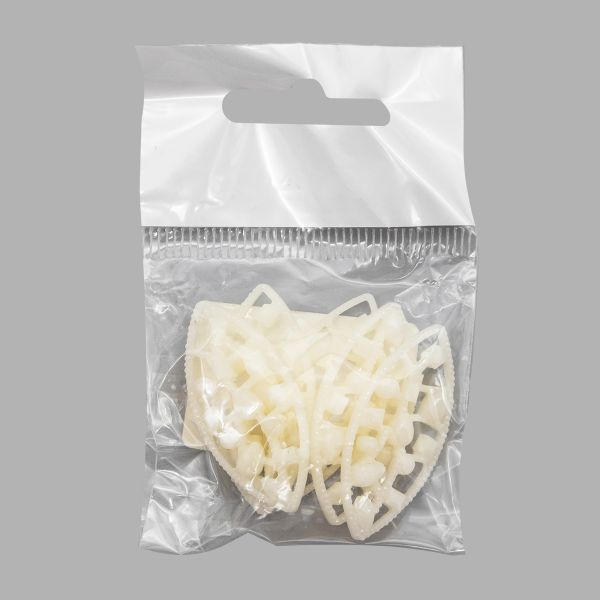 Украшение 18х40 (белый), CON2516, 5 шт