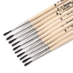 Кисть белка круглая (ученическая) №1.10 шт