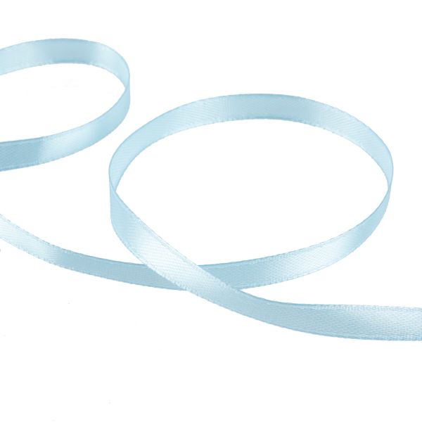 Лента атласная нарезка _6.0 мм / 10 шт по 5.4 метра, №520L(12-4401) голубой, Gamma AL-6P