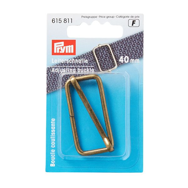 Шлевка металл ⌀40 мм, 1 шт, под состаренную латунь, Prym 615811