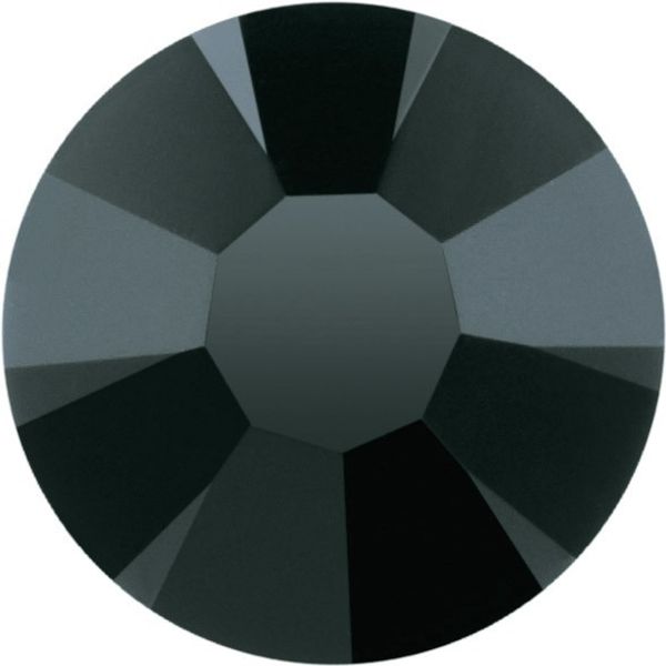Стразы неклеевые стекло 4.7 мм, 144 шт, SS20 черный (Jet 23980), Preciosa 438-11-615 s