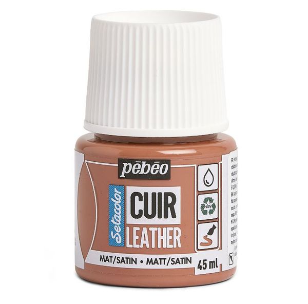 Краска по коже Setacolor 45 мл, 295620 Терракоторый, Pebeo, 295620