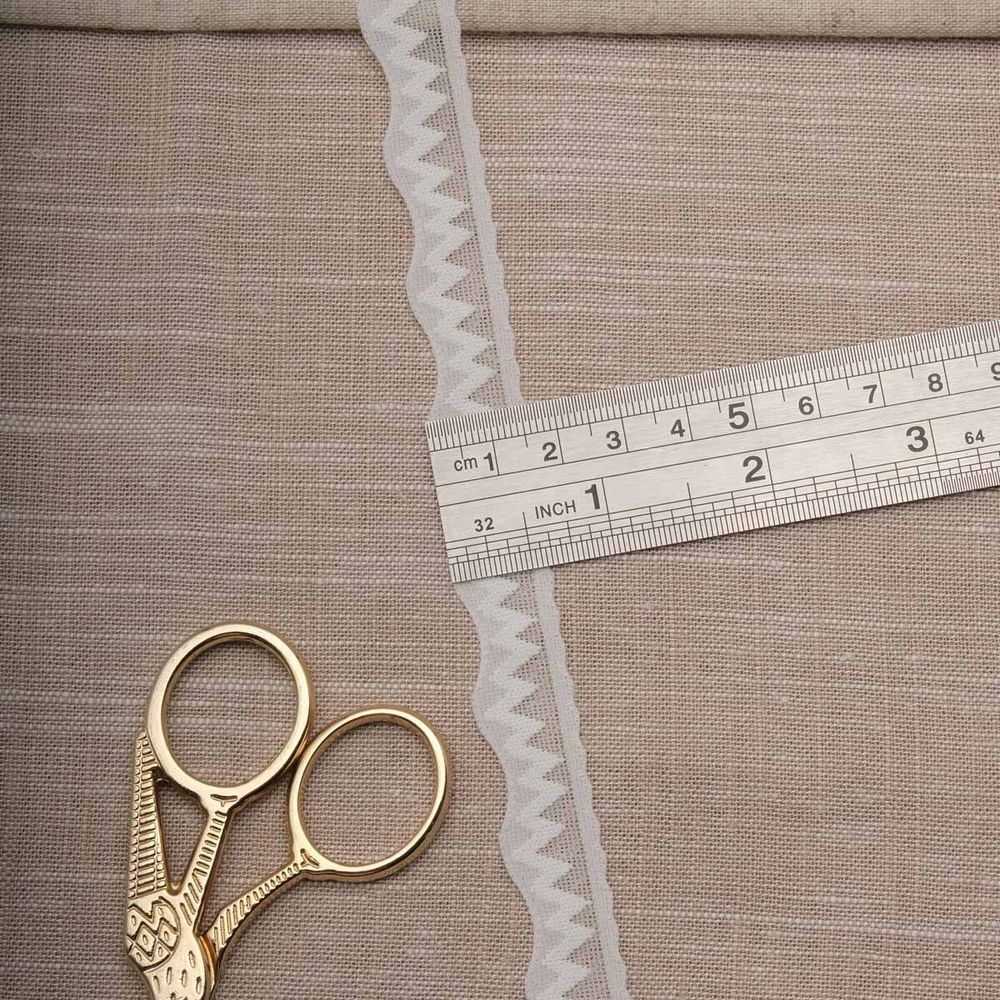 Кружево эластичное (стрейч) 15 мм / 22.86 метра, белый, 3AR2760