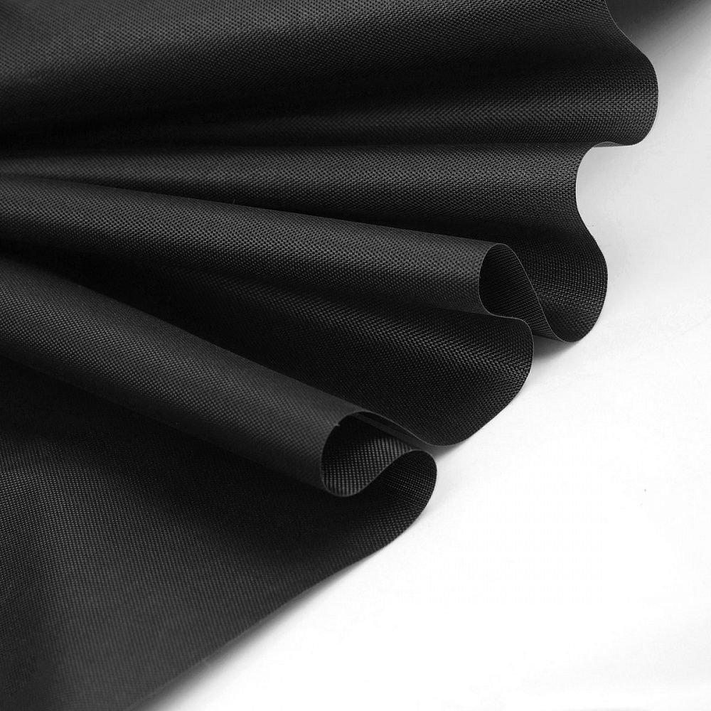 Оксфорд 200D PU1000 78 г/м², 150 см / 1 метр, ОКС.TBY200D.S580.1, S580 черный