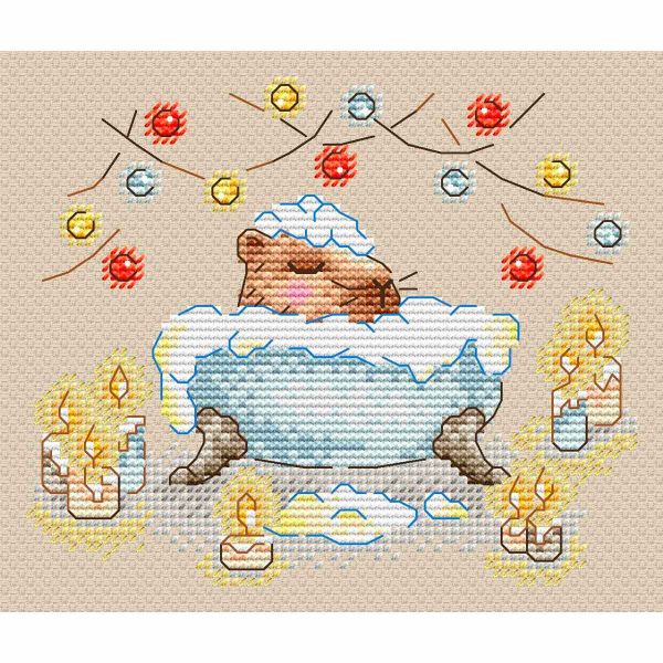 Набор для вышивания нитками МП Студия, И пусть весь мир подождет, 11х13 см