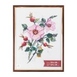 Рамка для картины (фото) пластик с оргстеклом 30х40 см, коричневый, Gamma ПРК-18