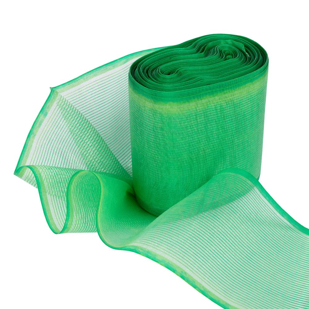 Лента капроновая (органза) для бантов 75-80.0 мм / 25±1 метров, зеленый, Gamma С 3622, Gamma С 3622