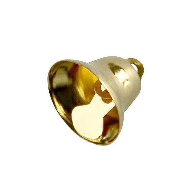 Колокольчики 22 мм, металл, упак., 10 шт, Астра, золото