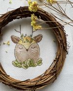 Набор для вышивания нитками Сделай своими руками, Весеннее трио, 7х10 см