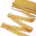 Тесьма отделочная 40 мм / 13.71 метров, TBY 909 цв.золото