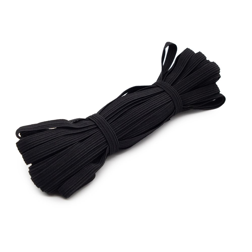 Резинка бельевая (стандартная) 8.0 мм / 10х10 метров, С907/1, черный