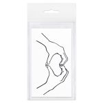 Термоаппликация Gamma Термотрансфер M №04, 1 шт, M-425 Сердце 6х11.5 см