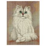 Алмазная (кристальная) мозаика Cristyle, Кошка Бьянка, 30х40 см