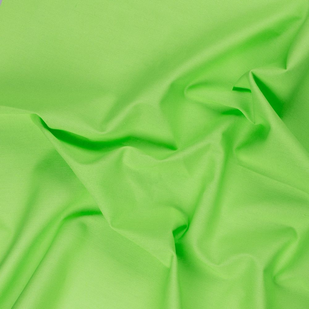 Бязь хлопок 140±5 г/м², отрез 50х55 см, я.зеленый, Gamma