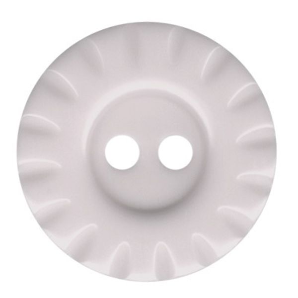 Пуговицы 2 прокола костюмные 21 мм, 36 шт, А001 белый, Gamma RM 0026