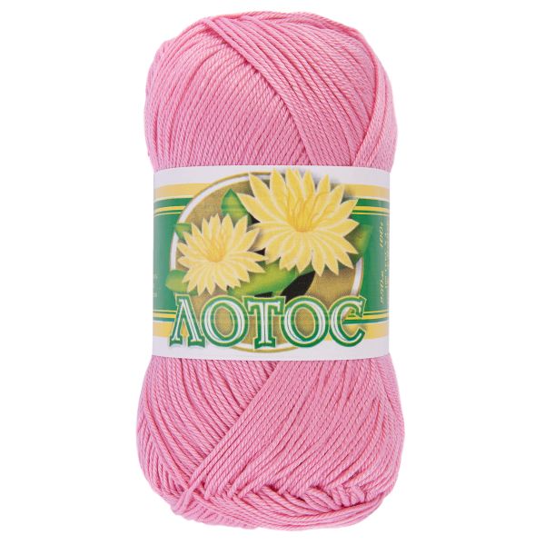 Пряжа ПНК им.Кирова Лотос / уп.8 мот. по 100 г, 250 м, 1104 розовый