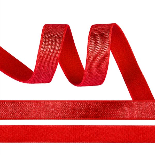 Резинка бельевая (бретелечная) 15.0 мм / 25 метров, SD163 красный