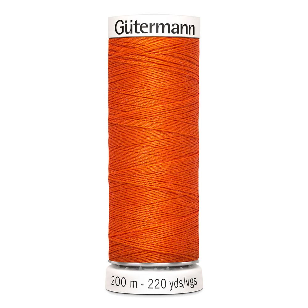 Нитки универсальные Gutermann Sew-all 100 (200 метров), 5 кат. | 351 оранжевый