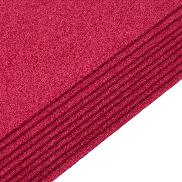 Фоамиран EVA-1010, 10 шт, 20х30 см, 1 мм., Astra&Craft (ZK-002/BK002 красный)