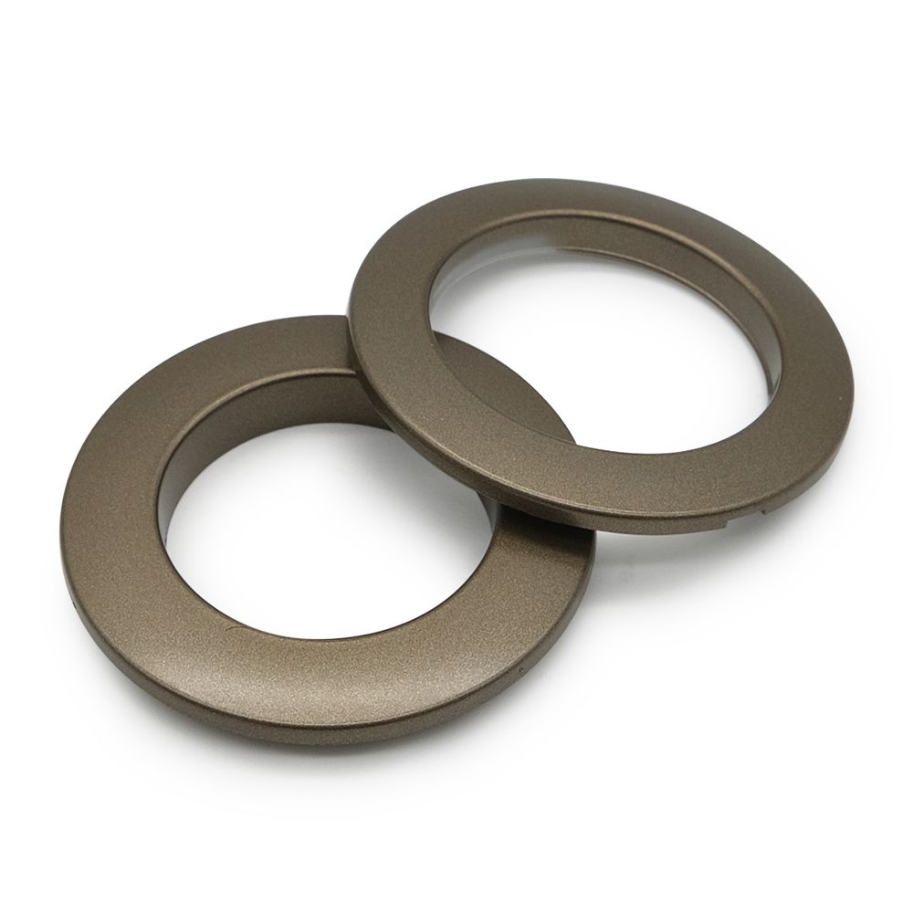 Люверсы шторные ⌀35 мм, с многоуровневым замком цвет № 18 темная матовая латунь, 10 шт