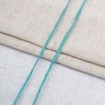 Шпагат джутовый ⌀1.4 мм / 50 метров (50 г), 2-ниточный, 1200 текс, евробобина, бирюзовый